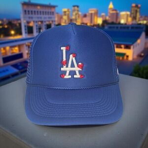 LA Dodgers Meshback Snapback Trucker Hat